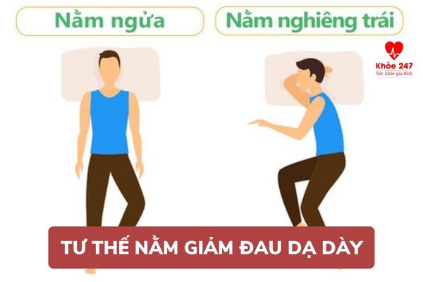 Cách giảm đau dạ dày ban đêm