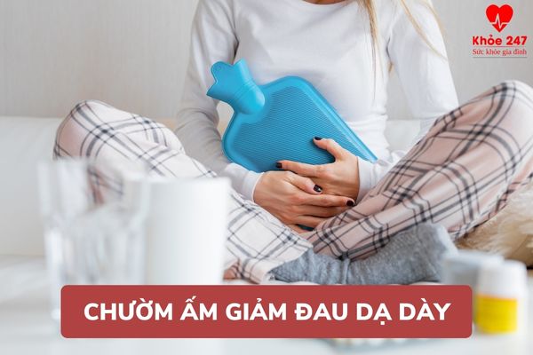 Cách làm nhanh giảm đau dạ dày bằng chườm ấm