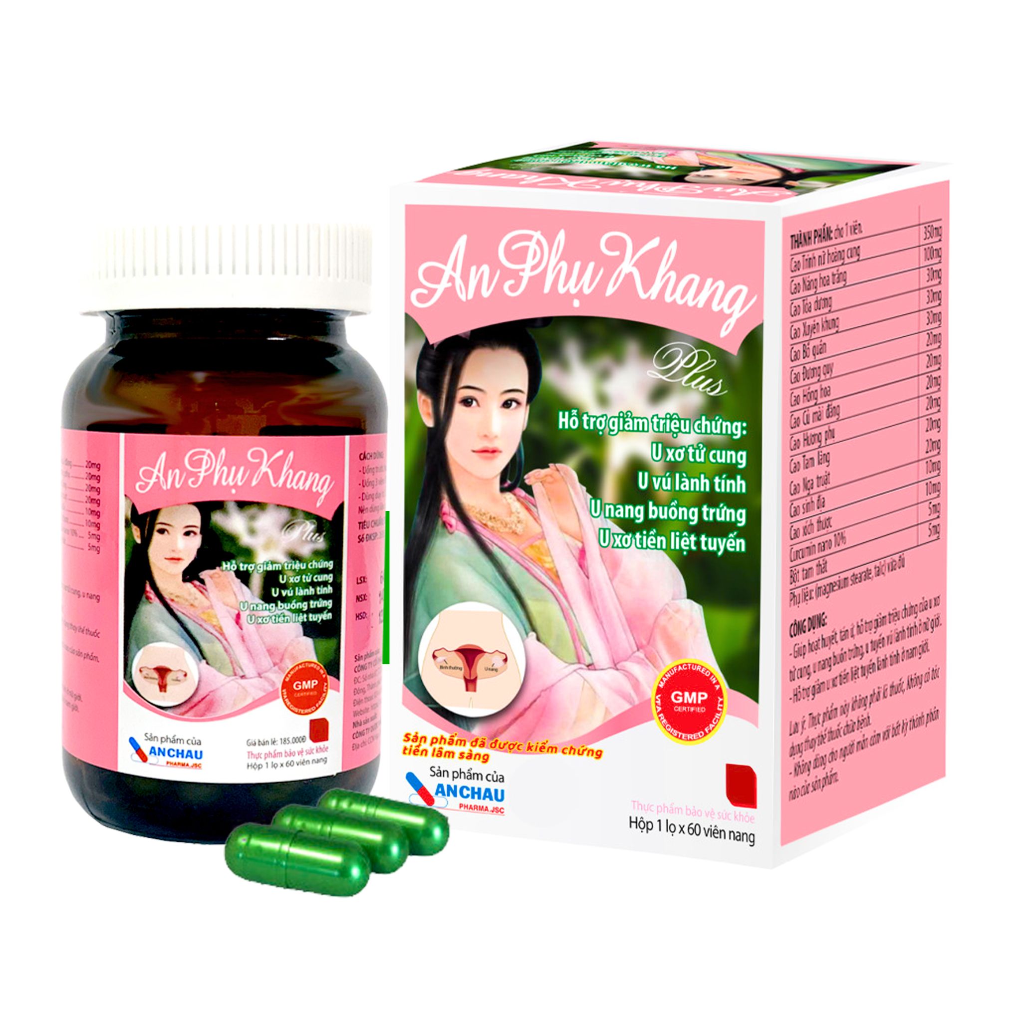 An Phụ Khang hỗ trợ điều trị nhân xơ tử cung