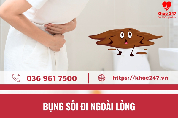 Bụng sôi và đi ngoài lỏng là tình trạng nhiều người gặp phải