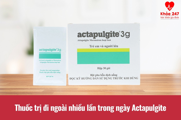 Thuốc trị đi ngoài nhiều lần Actapulgite