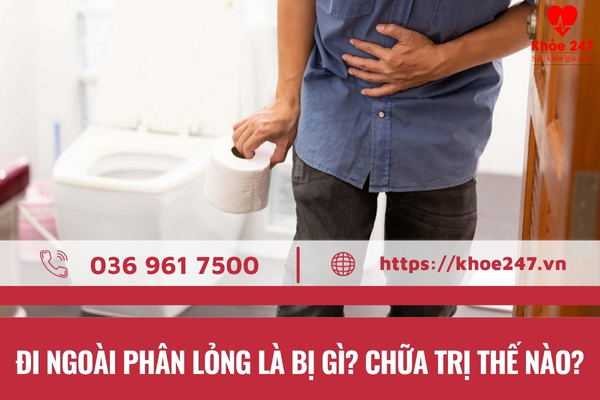 Tình trạng đi ngoài phân lỏng khiến nhiều người khó chịu