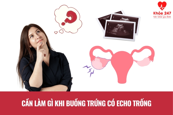 Điều trị nang echo trống buồng trứng phải