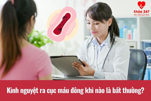 Lưu ý các dấu hiệu bất thường kèm tình trạng kinh nguyệt ra cục máu đông