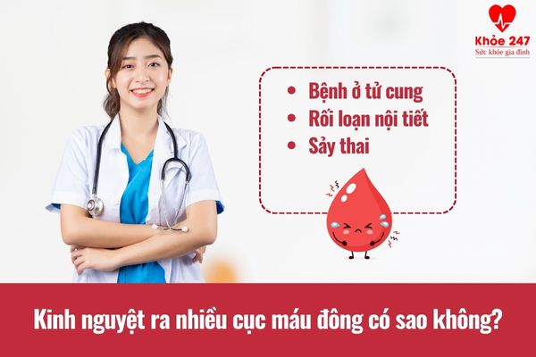 Kinh nguyệt ra cục máu đông có thể báo hiệu nhiều tình trạng khác 