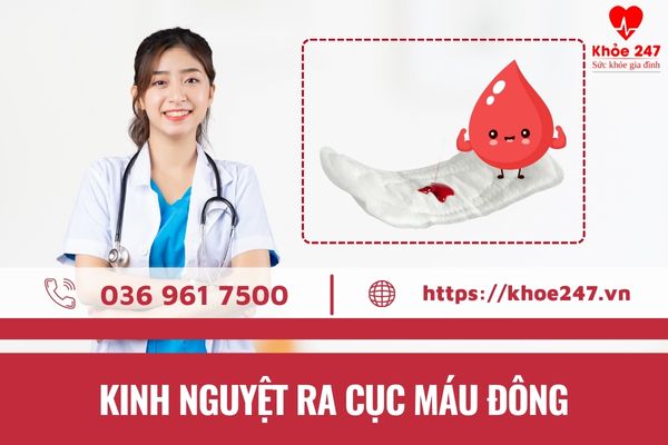 Nhiều chị em cảm thấy lo lắng khi kinh nguyệt ra cục máu đông