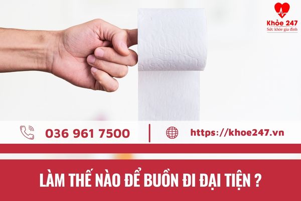 Làm thế nào để buồn đi đại tiện là băn khoăn của nhiều người