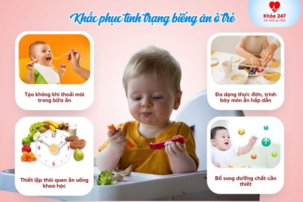 Có nhiều nguyên nhân gây biếng ăn ở trẻ nhỏ