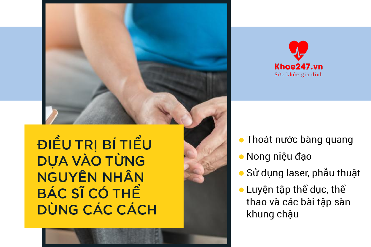 Bí tiểu cần sớm được điều trị, tránh để ảnh hưởng đến cuộc sống