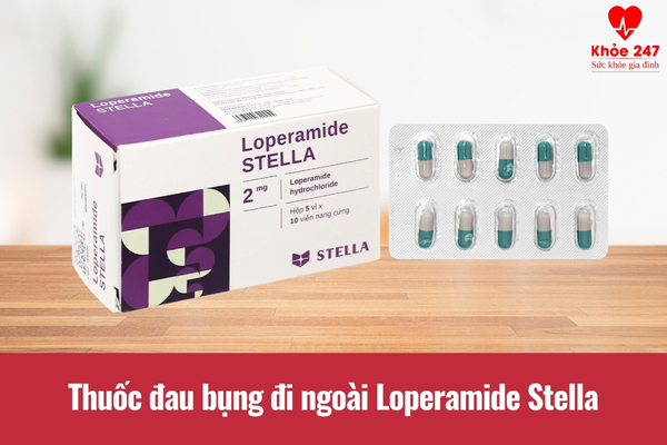 Thuốc đau bụng đi ngoài Loperamide Stella