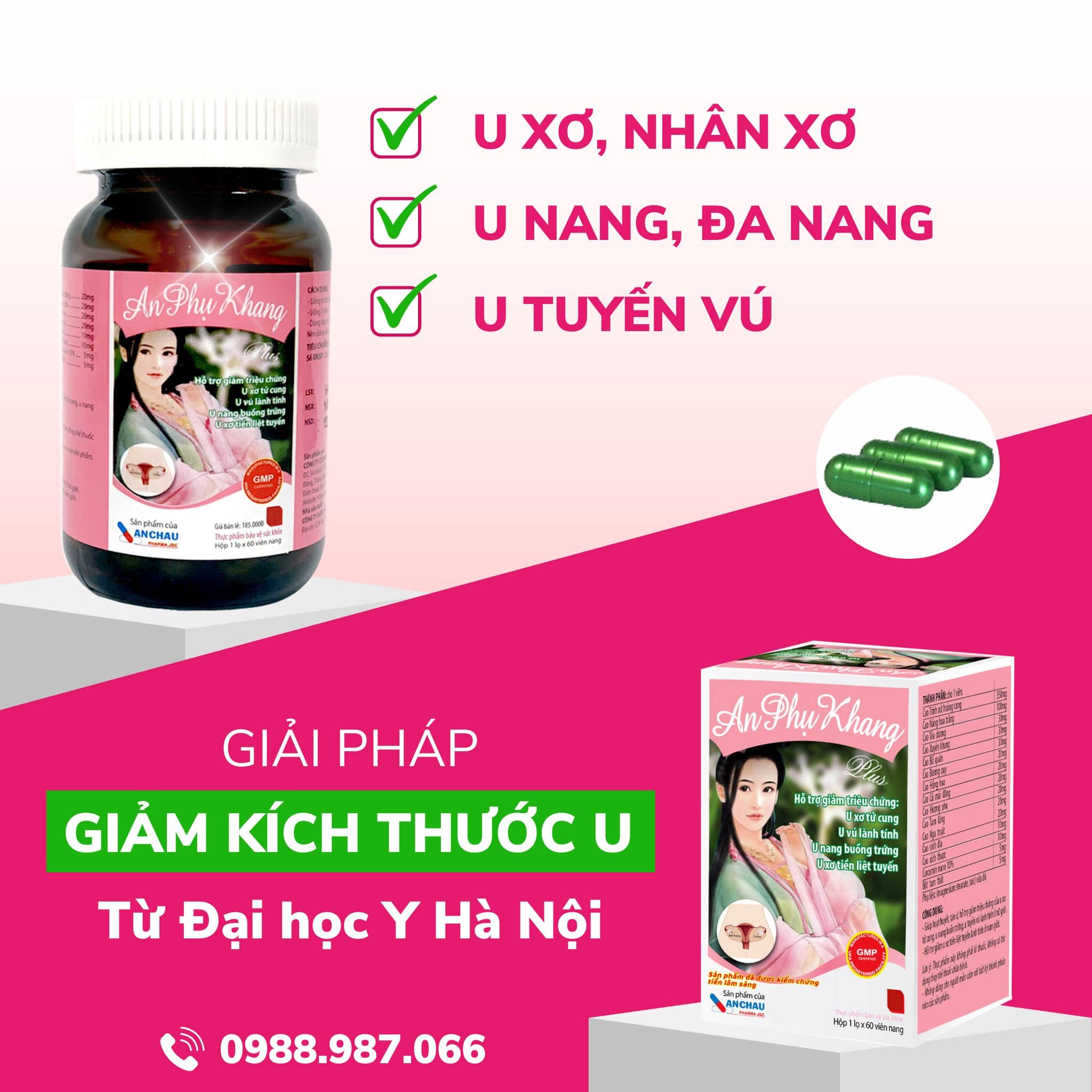 An Phụ Khang được rất nhiều chị em có u nang buồng trứng tin tưởng lựa chọn