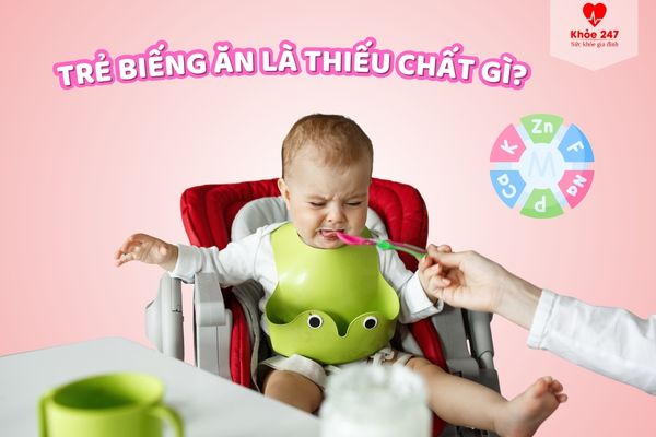 Trẻ biếng ăn do thiếu chất gì là băn khoăn của rất nhiều ba mẹ