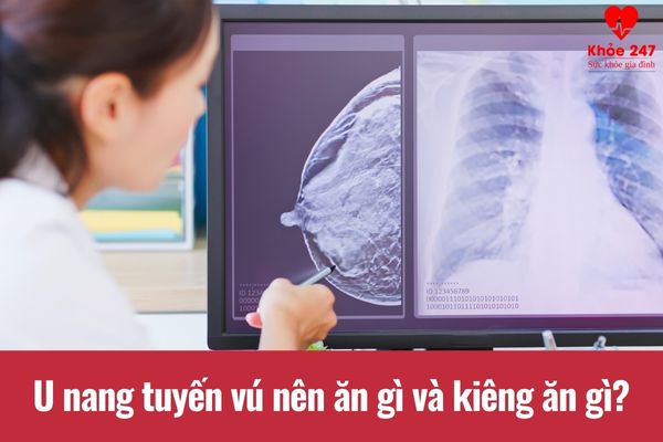 Chế độ ăn uống rất quan trọng trong quá trình điều trị u nang vú