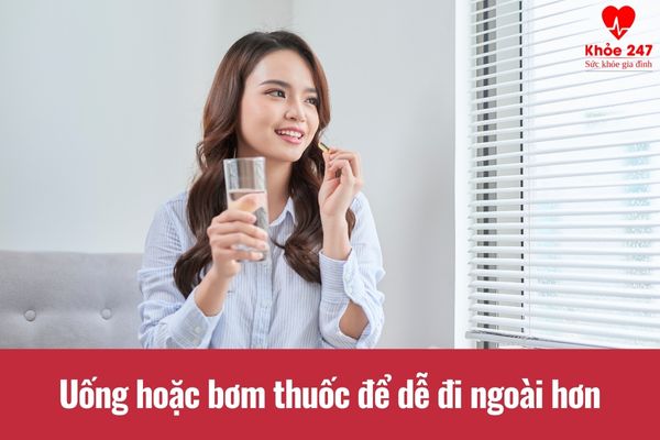 Sử dụng thuốc kích thích đi đại tiện