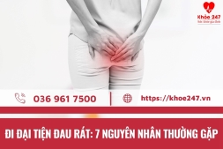 Đi Đại Tiện Đau Rát: Top 7 nguyên nhân thường gặp nhất